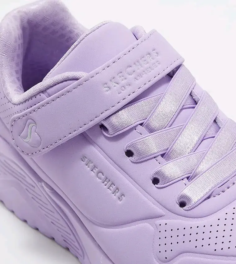 Zapatillas lilas deportivas Skechers - 5