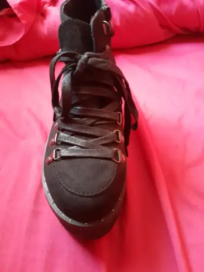 Botines negros plataforma - miniatura 2