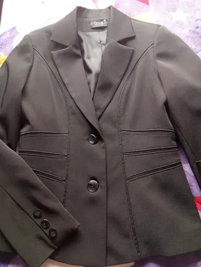 Blazer negro elegante - miniatura 1