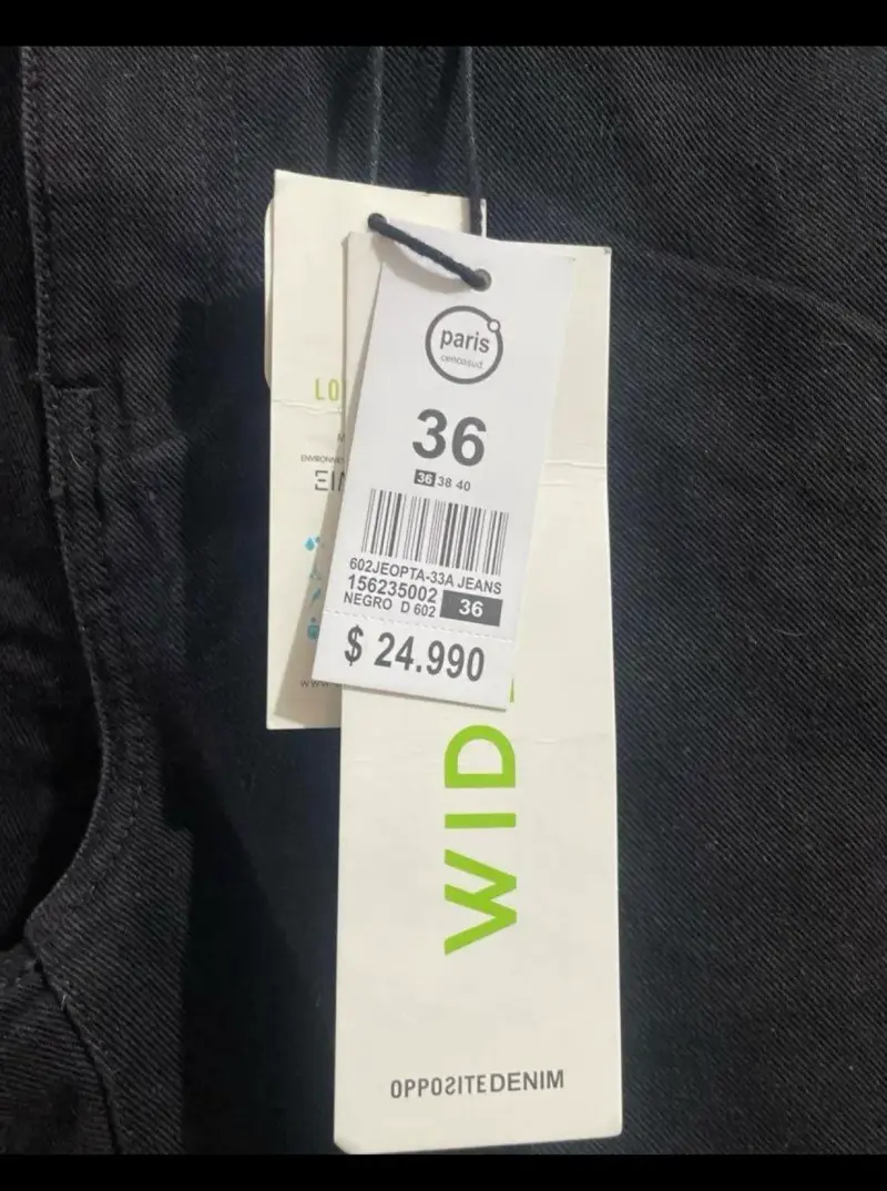 Jeans negros para mujer talla 36 - 4