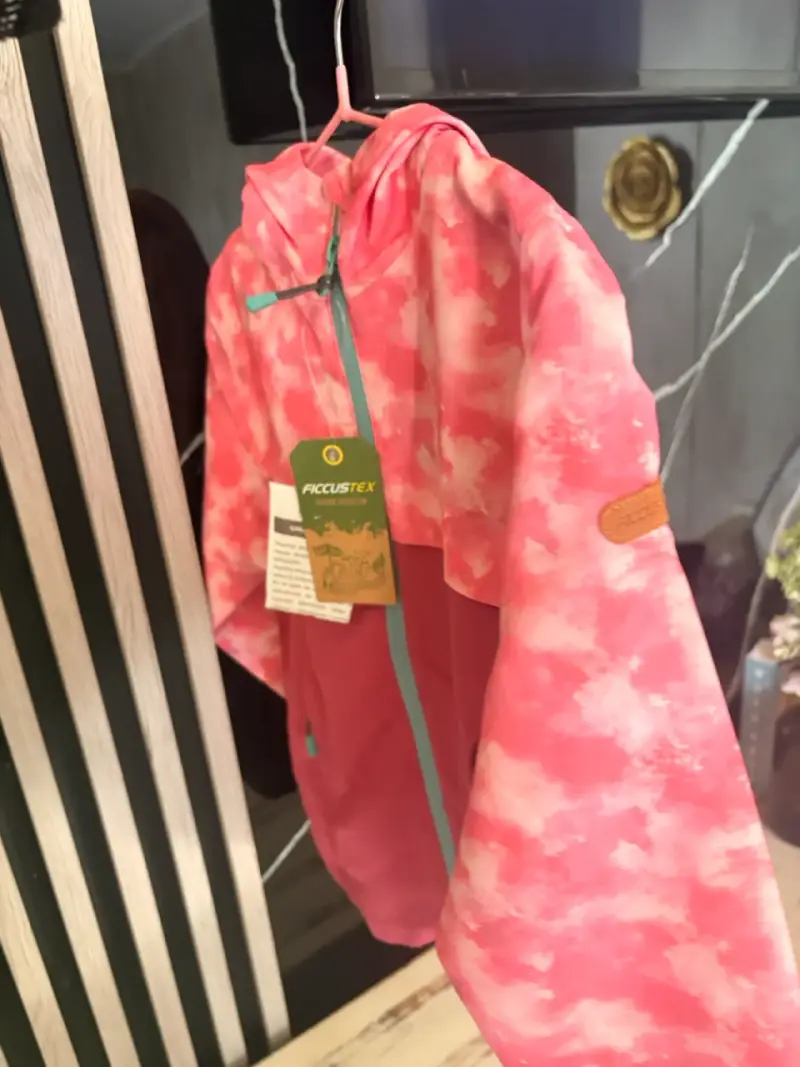 Chaqueta impermeable rosa para niña - 4