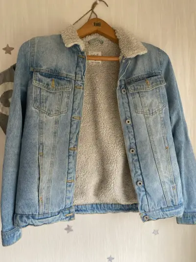 Chaqueta de mezclilla con forro - miniatura 1