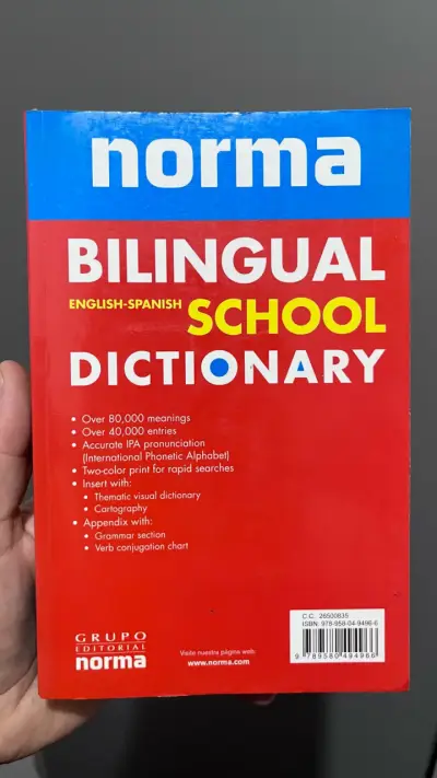 Diccionario bilingüe escolar Norma - miniatura 1