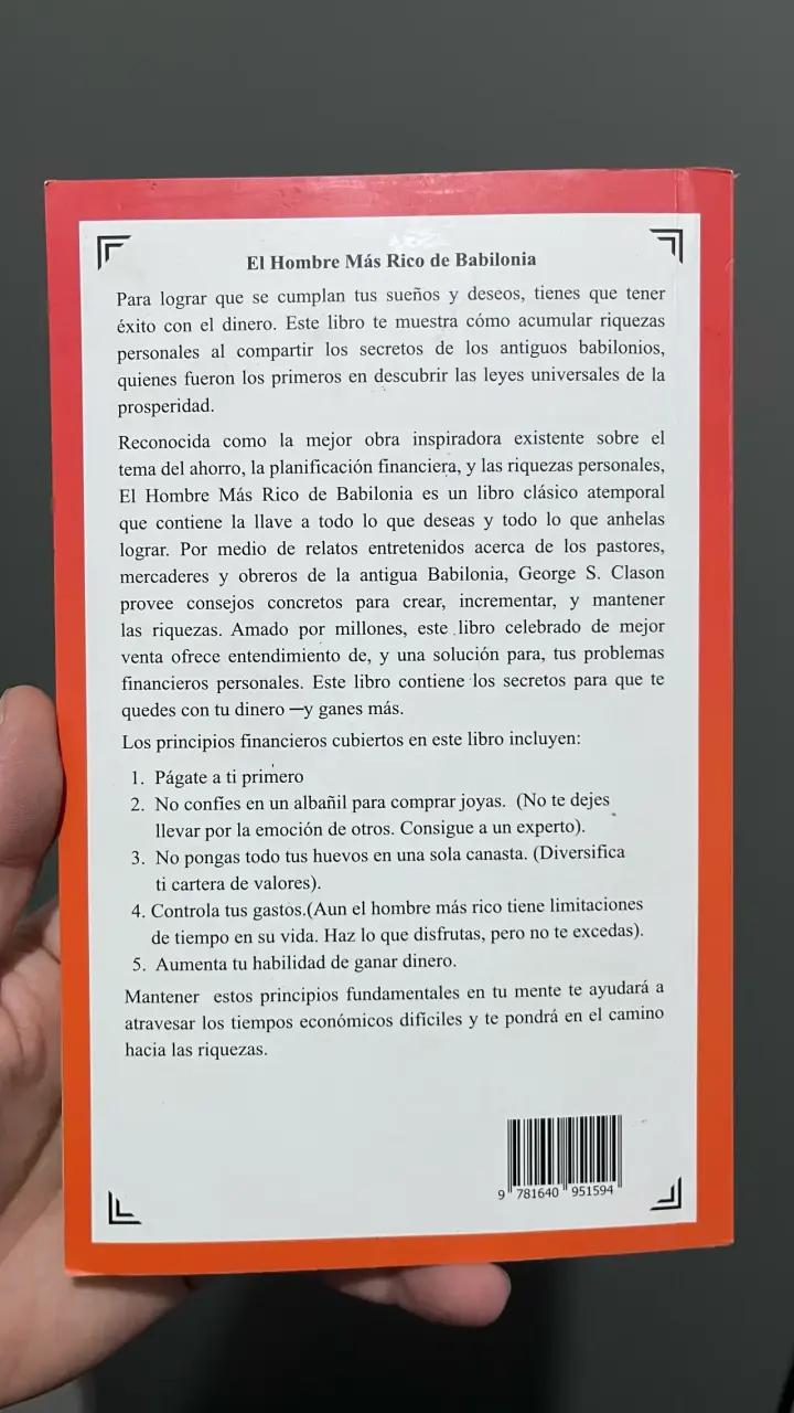 Libro El Hombre Más Rico de Babilonia - 2