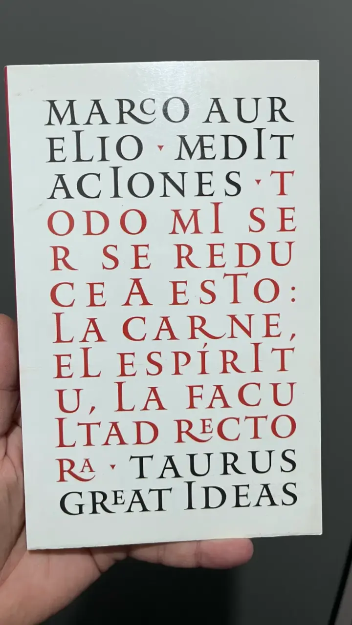 Libro Meditaciones Marco Aurelio - 1