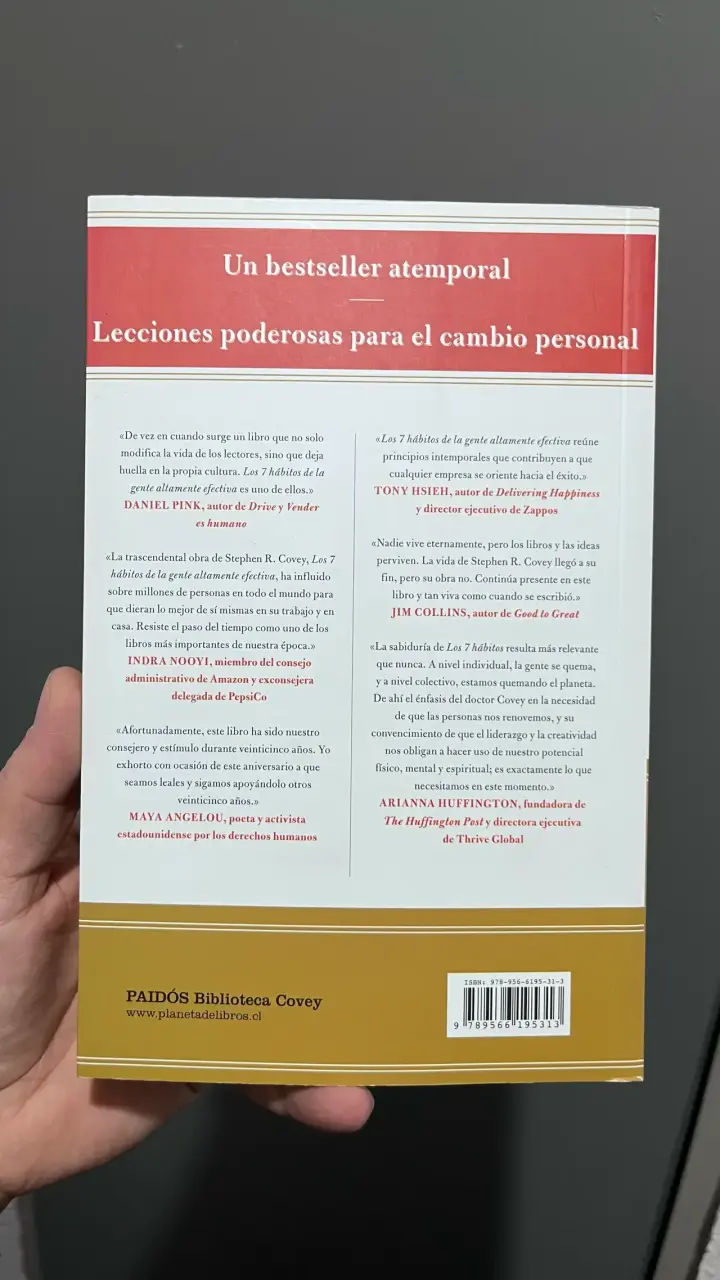 Libro Los 7 Hábitos de la Gente Altamente Efectiva - 2