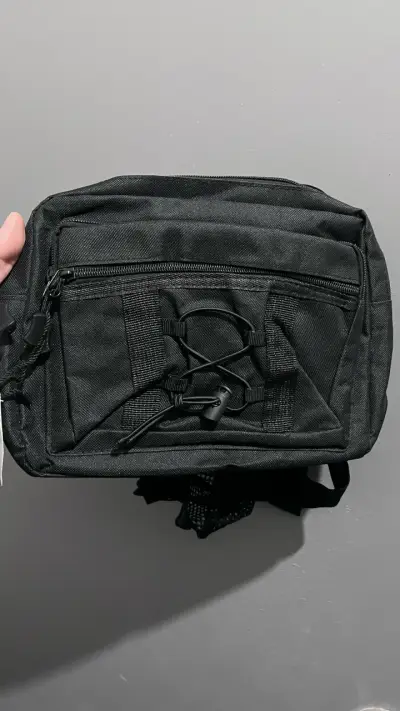 Bolso táctico negro ajustable - miniatura 3
