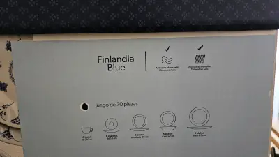 Juego de vajilla Finlandia Blue 30 piezas - miniatura 1