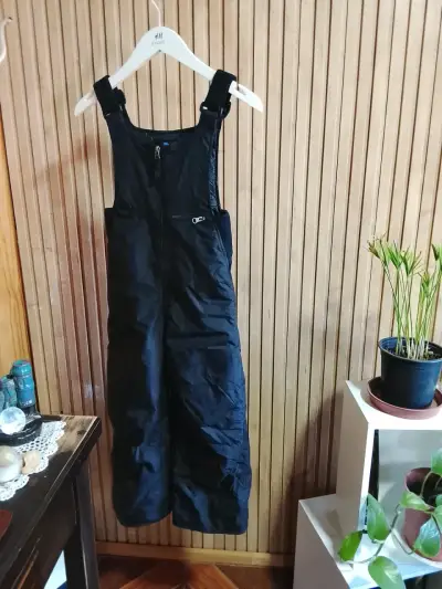 Pantalon- Jardinera de esquí negro - miniatura 2