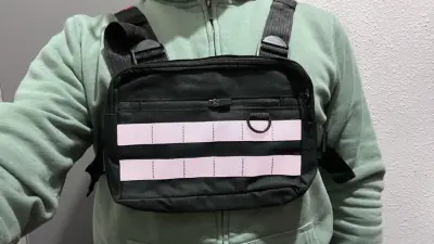 Bolso pechera multifuncional negro - miniatura 4