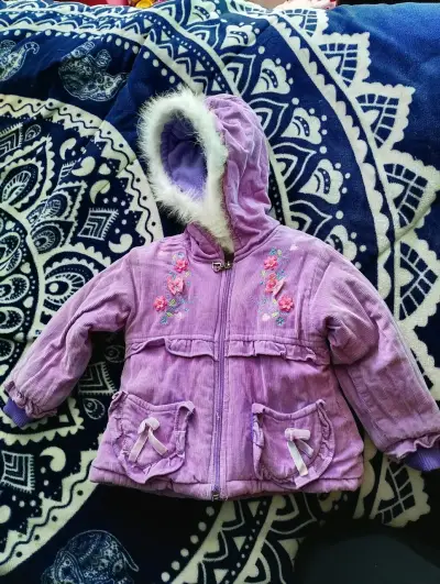 Chaqueta cotelé para niña - miniatura 1