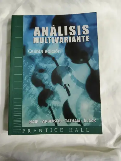 Libro Análisis Multivariante De Prentice Hall - miniatura 1