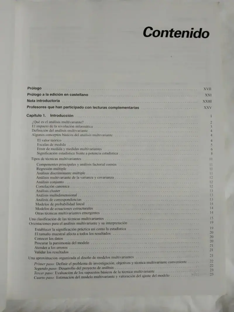 Libro Análisis Multivariante De Prentice Hall - 5