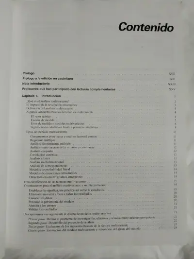 Libro Análisis Multivariante De Prentice Hall - miniatura 5