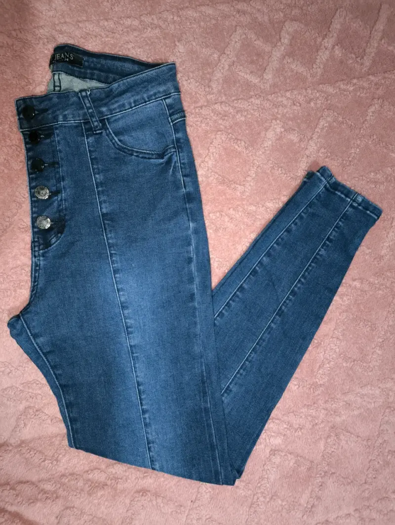 Jeans ajustados azules - 2