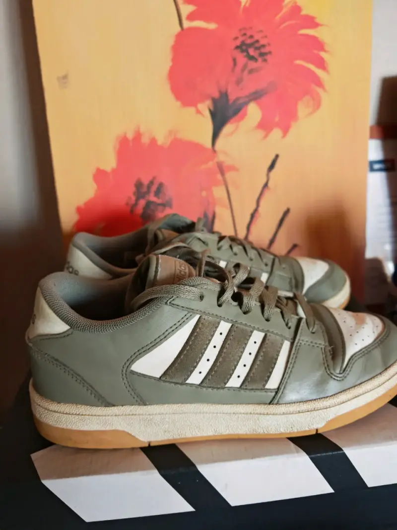 Zapatillas Adidas verdes grisáceo - 2