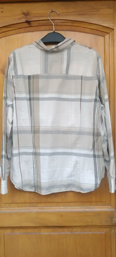 Camisa de cuadros beige - miniatura 1