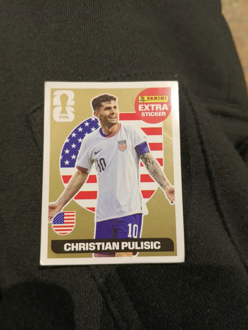 Sticker Panini Christian Pulisic De Oro