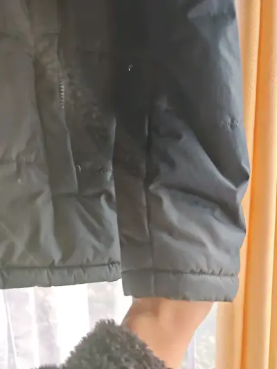 Parka escolar azul marino con capucha impermeable - miniatura 3