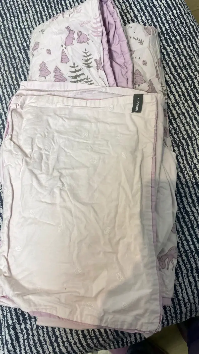 Ropa de cama infantil rosa - 5