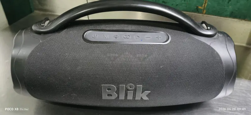 Parlante Bluetooth Portátil Blik Powerboost 180W - 1