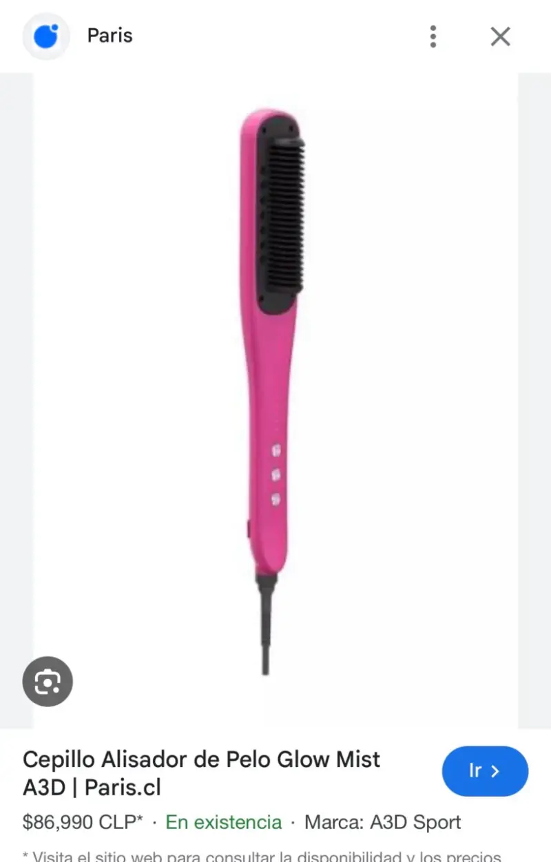 Plancha de pelo rosa viral glow mist - 3