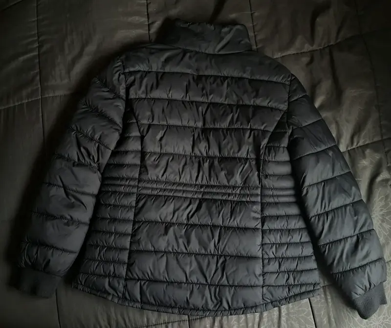parka negra reversible - 2
