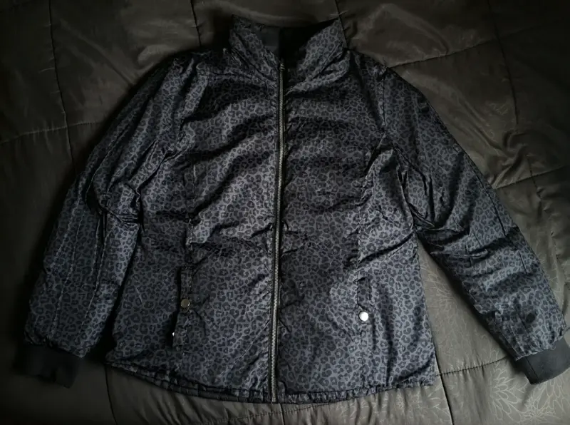 parka negra reversible - 3