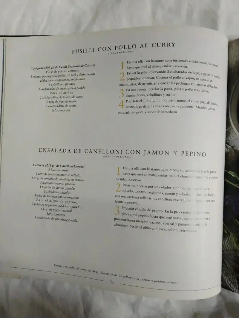 Libro De Cocina 100 Recetas- 100 Años De Carozzi - 3