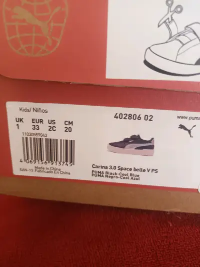 Zapatillas Puma negras infantiles - miniatura 4