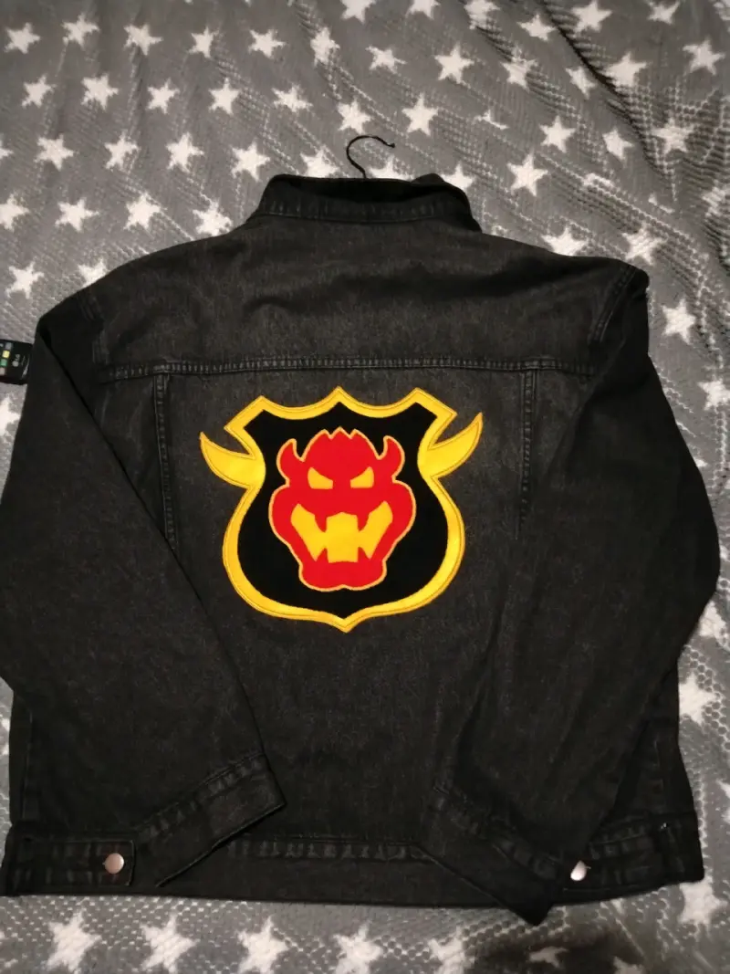 Chaqueta de mezclilla negra Bowser's Challenge - 2