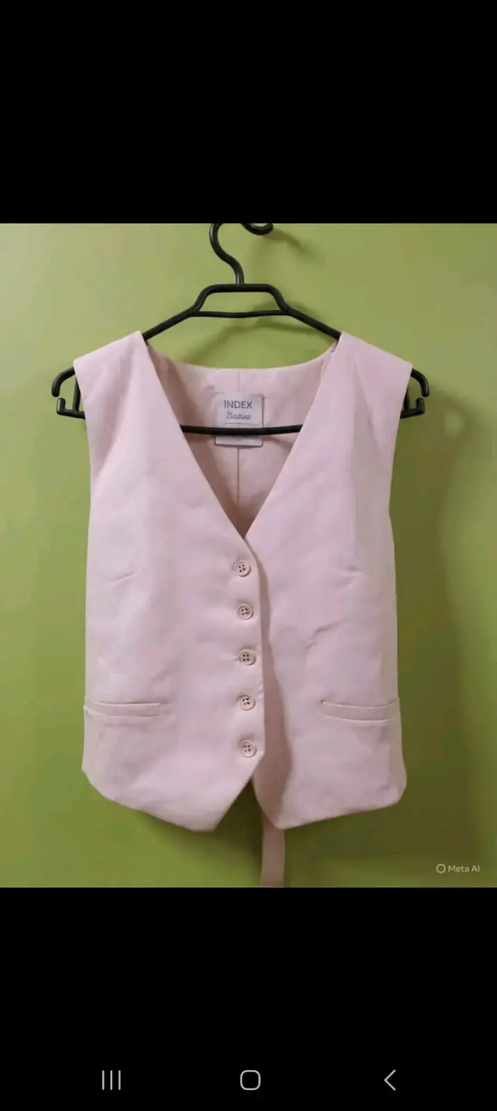 Falda larga beige elegante - 3