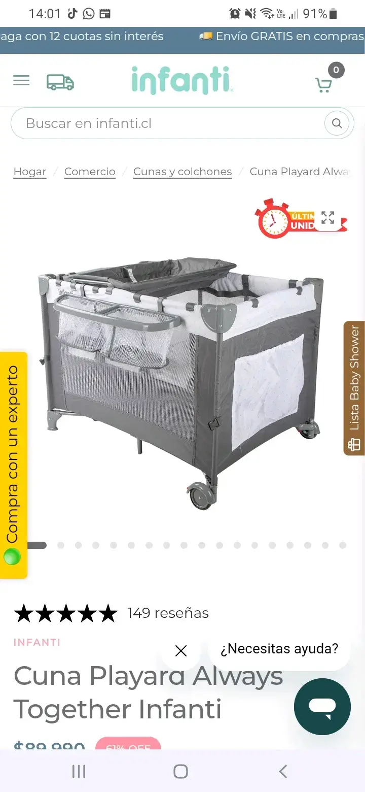 Cuna Playard Always Infanti - 3