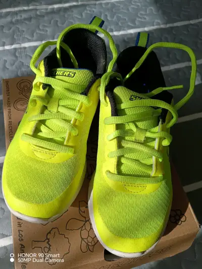 Zapatillas deportivas infantiles amarillas - miniatura 4