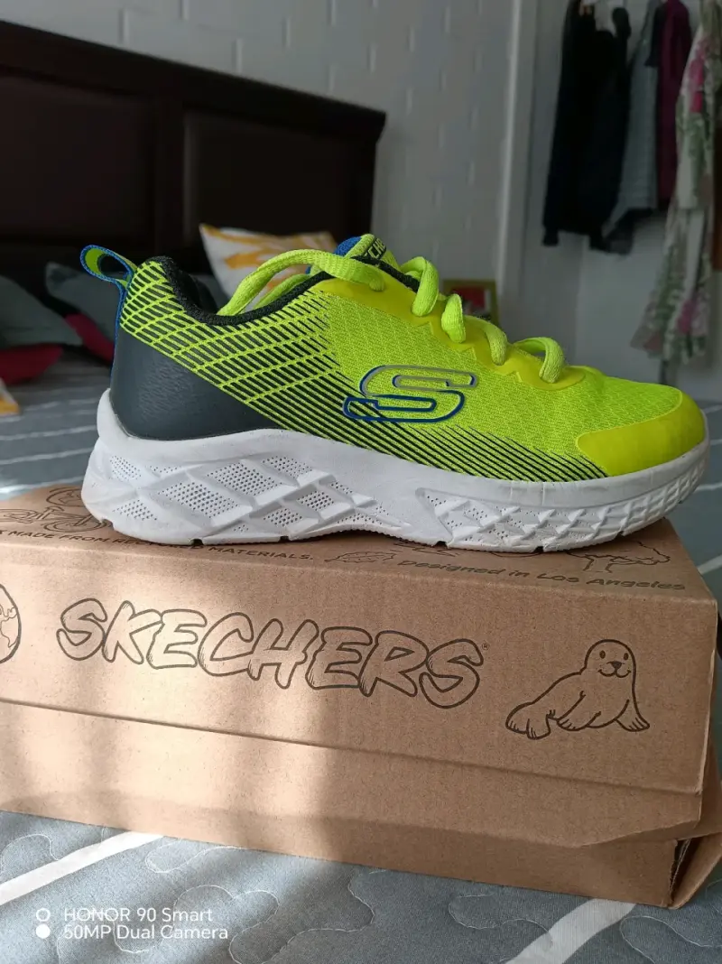 Zapatillas deportivas infantiles amarillas - 5