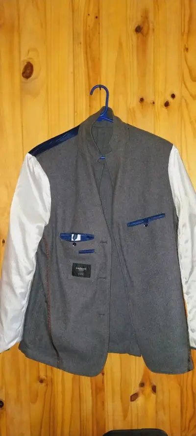 Blazer gris elegante - miniatura 2