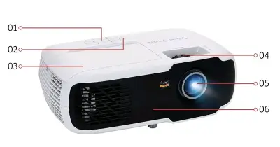 Proyector multimedia blanco - miniatura 3