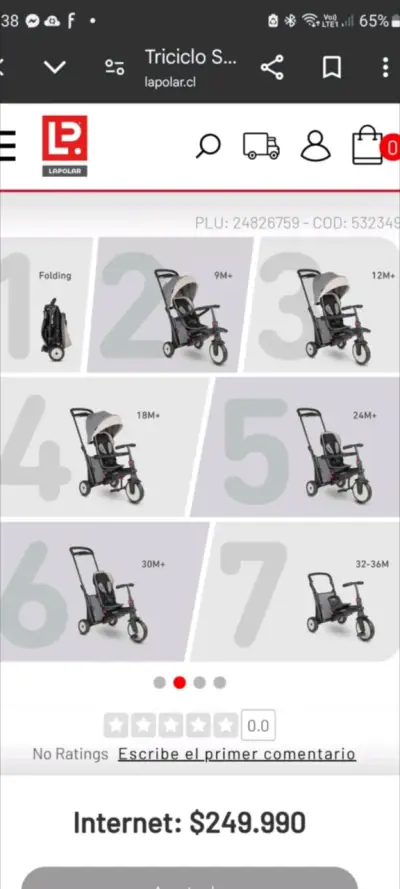 Triciclo para niños smarTrike 5 - miniatura 6
