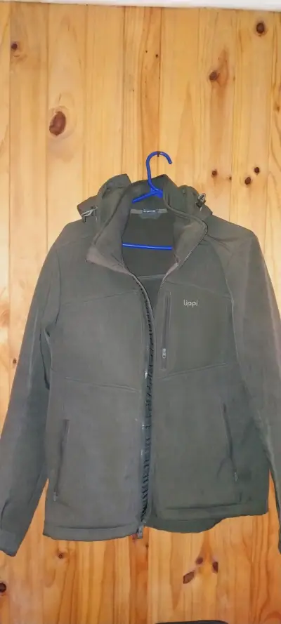 Chaqueta softshell verde oscuro - miniatura 1