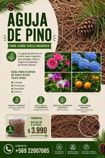 Aguja de pino - miniatura 1