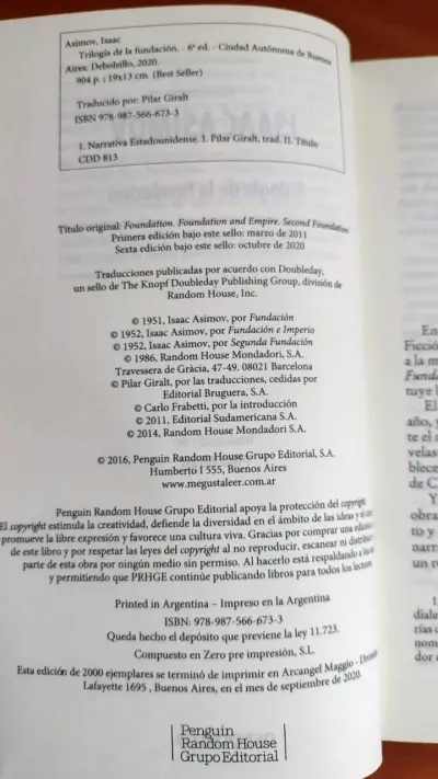 Trilogía de la Fundación Asimov - miniatura 4