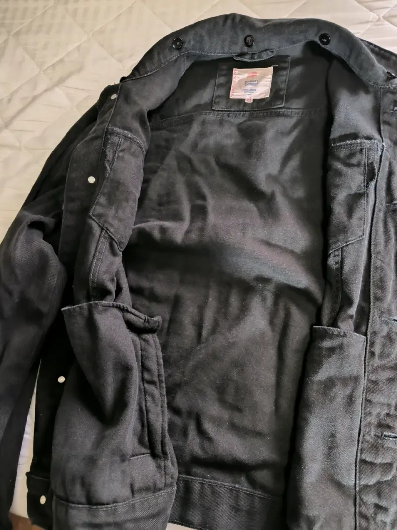 Chaqueta negra de mezclilla - 2