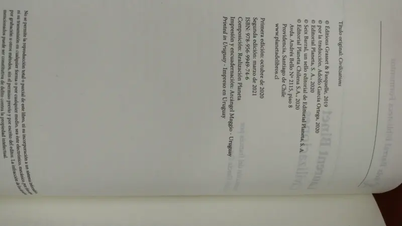 Libro 'Civilizaciones' Laurent Binet - 4