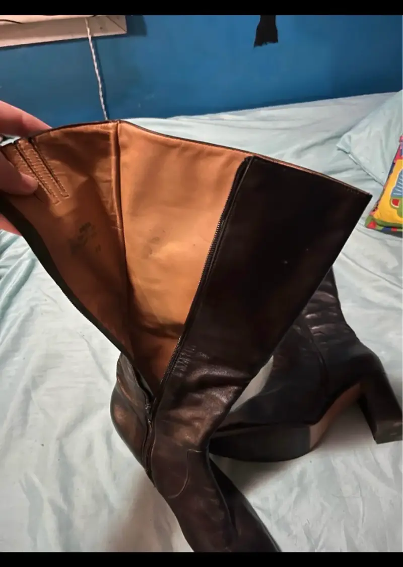 Botas de huasa (cuero) n40-39 - 2