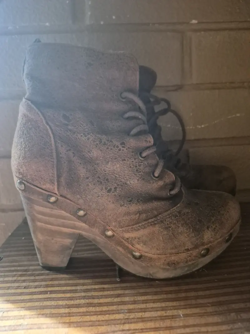 Botas altas marrones de cuero - 4