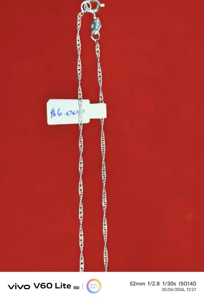 Collar de plata estilizado, plata 925 - 2