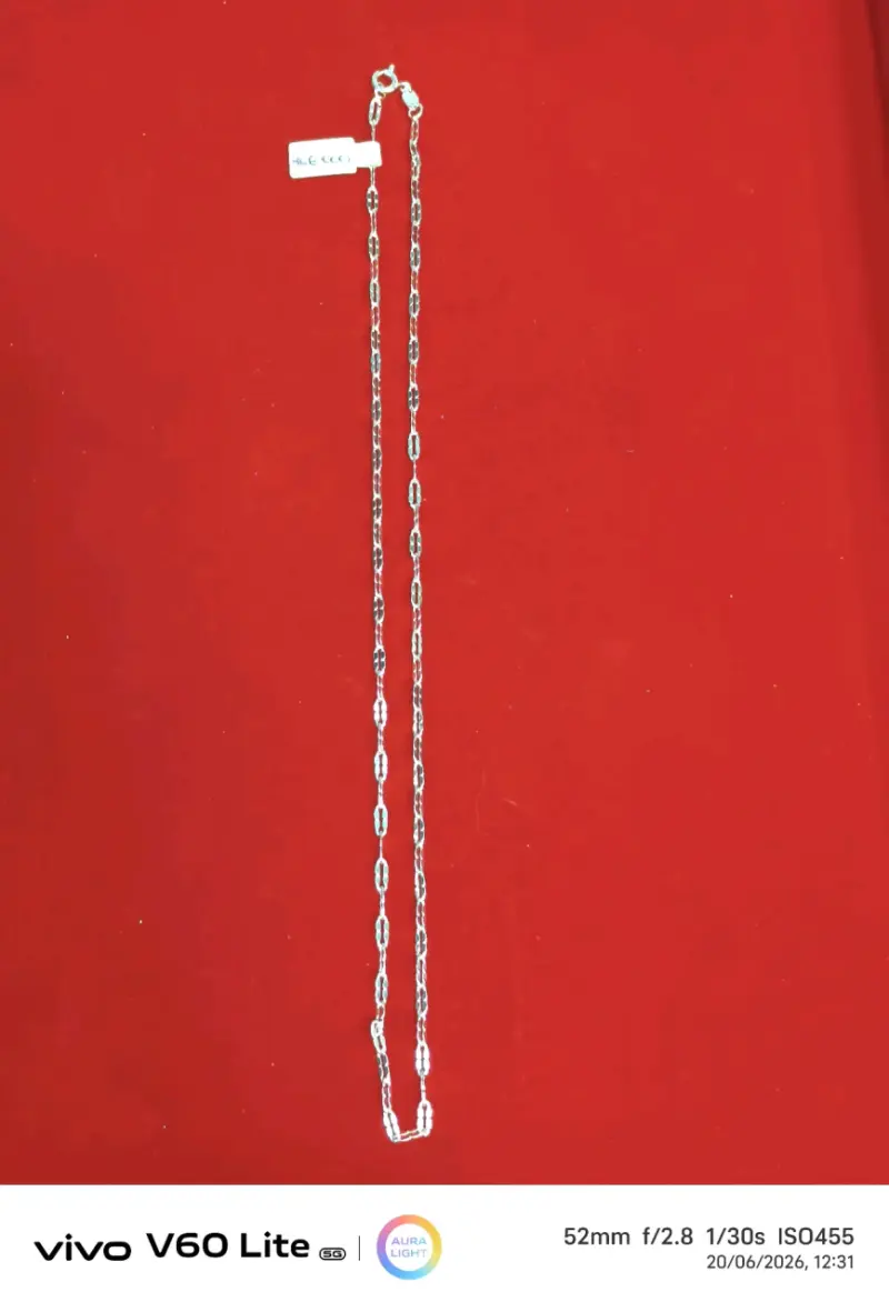 Cadena de plata elegante, plata 925 - 1