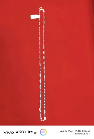 Cadena de plata elegante, plata 925 - miniatura 1