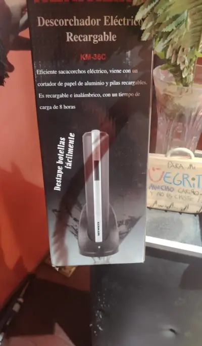 Descorchador eléctrico recargable - miniatura 1