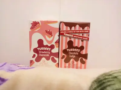 Tubbees Strawberry Cheesecake y Chocolate Fudge - miniatura 2